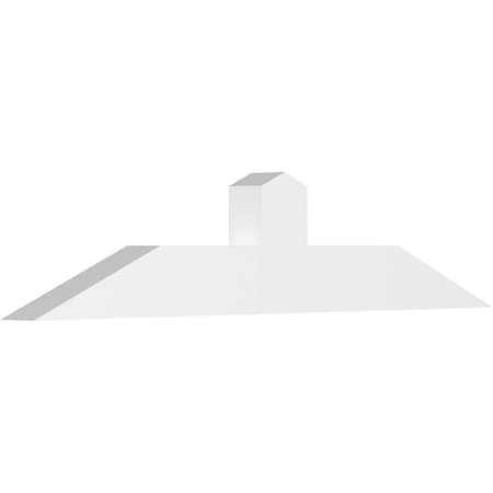 Ekena Millwork Portland Architectural Grade PVC Gable Bracket, 60"W x 12 1/2"H x 4"D x 6"F, 5/12 Pitch GBP060X13X0406POR00